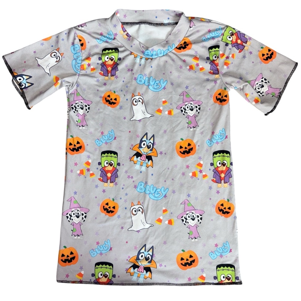 Halloween Themed Bluey Graphic T-Shirt
